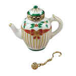 Rochard Christmas Teapot with Metal Teaball