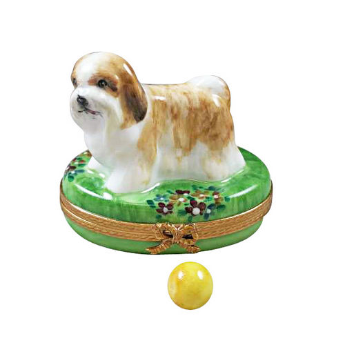 Rochard Brown Shih Tzu Limoges Box