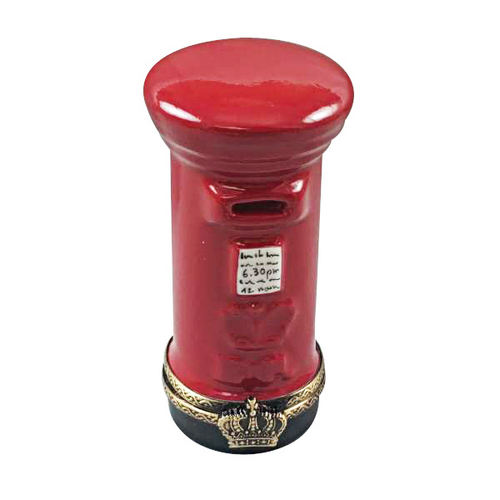 Rochard Red English Post Box Limoges Box