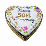 Rochard Happy 50th Anniversary Heart