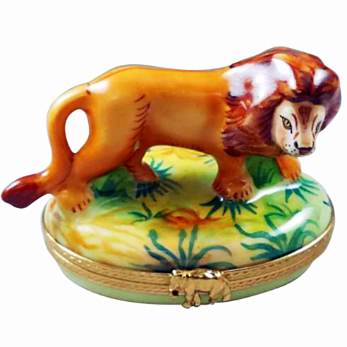 Rochard Lion Limoges Box