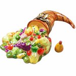 Rochard Cornucopia with Removable Pear