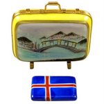 Rochard Iceland Suitcase with Removable Flag