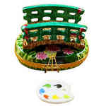 Rochard Monet Bridge and Water Lilies with Removable Pallete