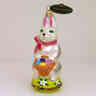 6006 Rochard Ornament - White Easter Rabbit