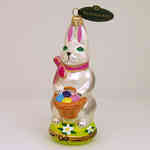 Rochard Ornament - White Easter Rabbit