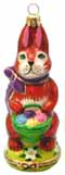 6005 Rochard Ornament - Brown Easter Rabbit