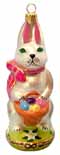 6006 Rochard Ornament - White Easter Rabbit